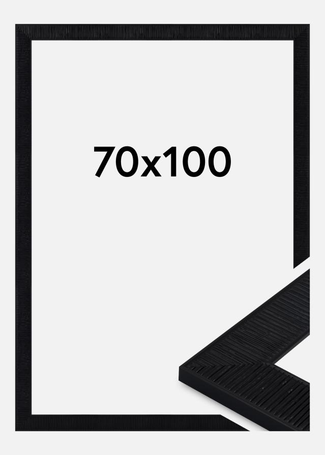 Marco Lund Vidrio acrílico Negro 70x100 cm