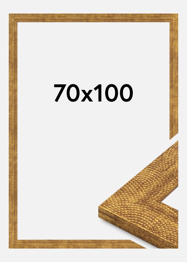 Marco Linea Vidrio acrílico Oro 70x100 cm