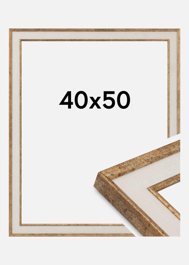 Marco Dolly Vidrio acrílico Oro 40x50 cm