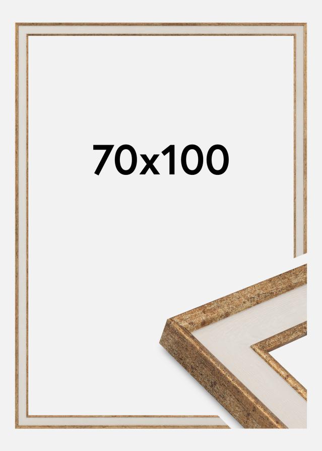 Marco Dolly Vidrio acrílico Oro 70x100 cm