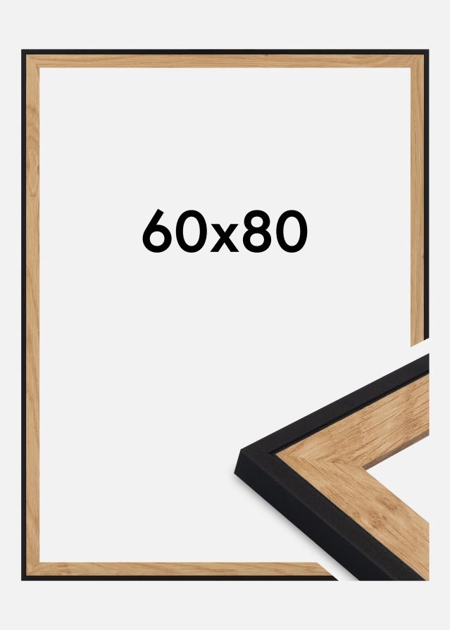 Marco Iris Vidrio acrílico Negro 60x80 cm