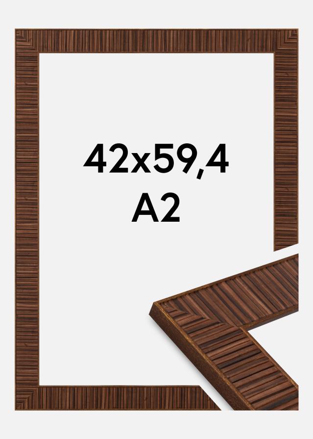 Marco Agust Vidrio acrílico Rosewood 42x59,4 cm (A2)