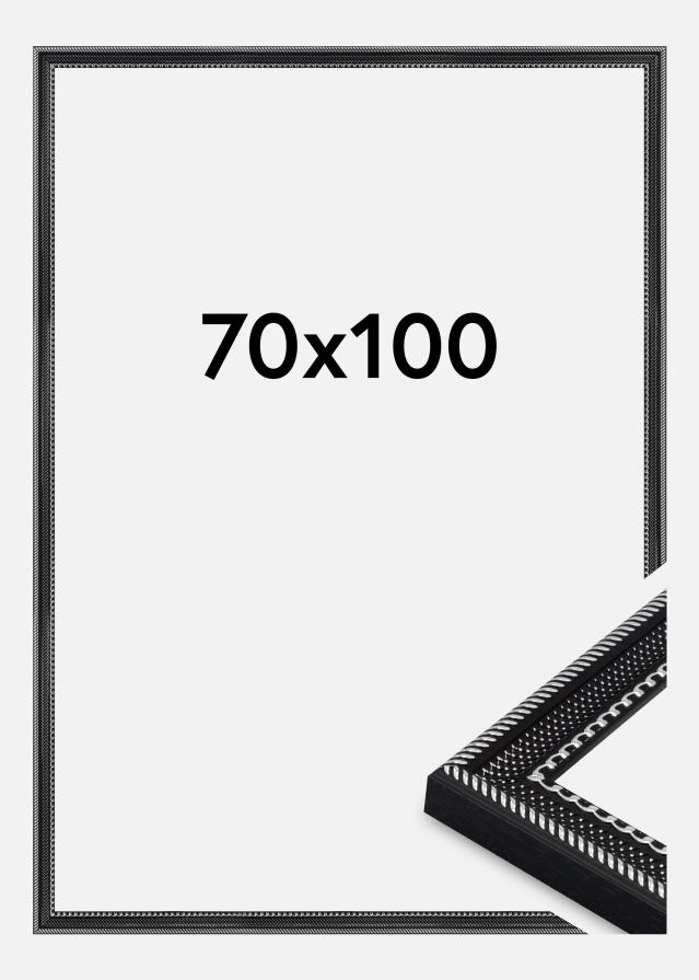 Marco Trellis Vidrio acrílico Negro 70x100 cm