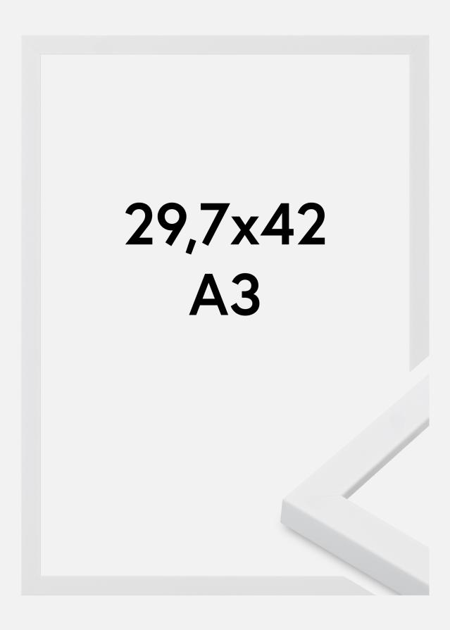 Marco Oban Vidrio acrílico Blanco 29.7x42 cm (A3)