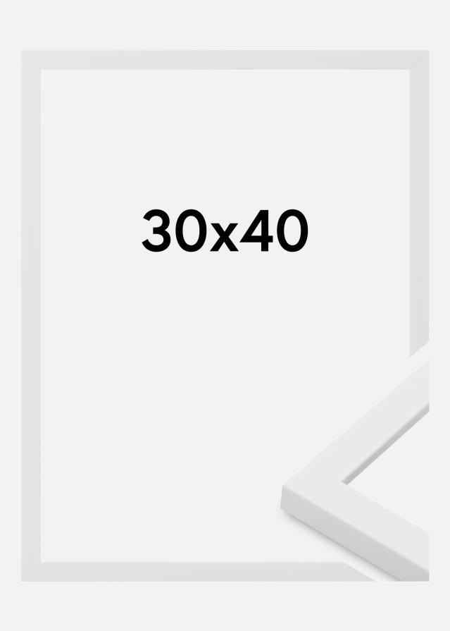 Marco Oban Vidrio acrílico Blanco 30x40 cm