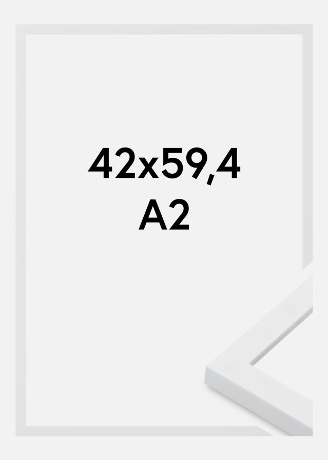 Marco Oban Vidrio acrílico Blanco 42x59,4 cm (A2)