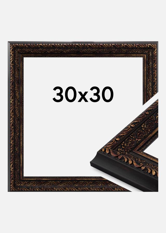 Marco Imperial Vidrio acrílico Oro 30x30 cm