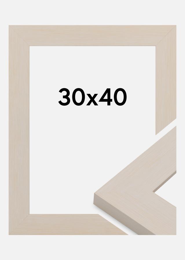 Marco Pembrokeshire Vidrio acrílico Blanco 30x40 cm