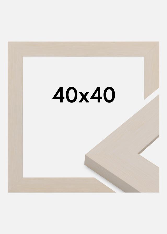 Marco Pembrokeshire Vidrio acrílico Blanco 40x40 cm