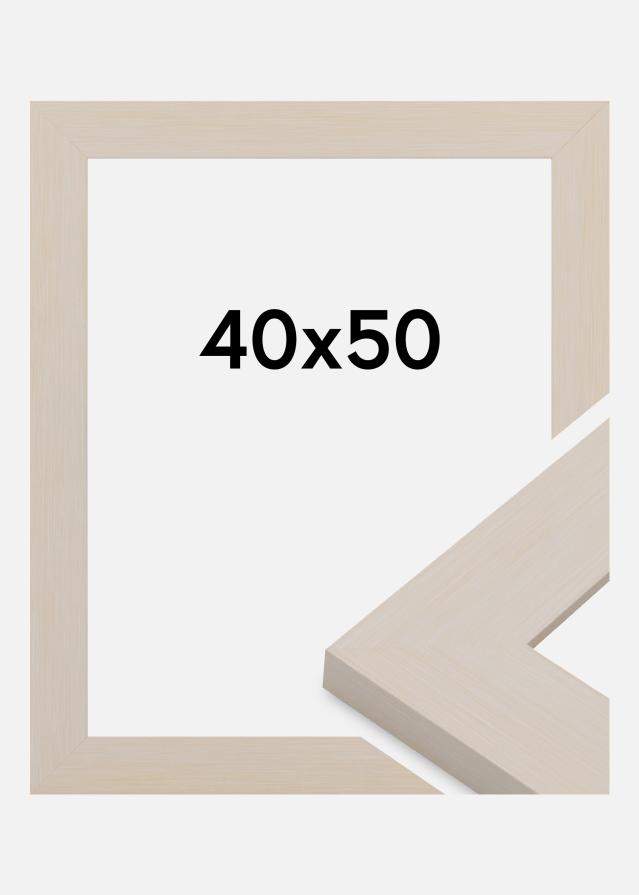 Marco Pembrokeshire Vidrio acrílico Blanco 40x50 cm