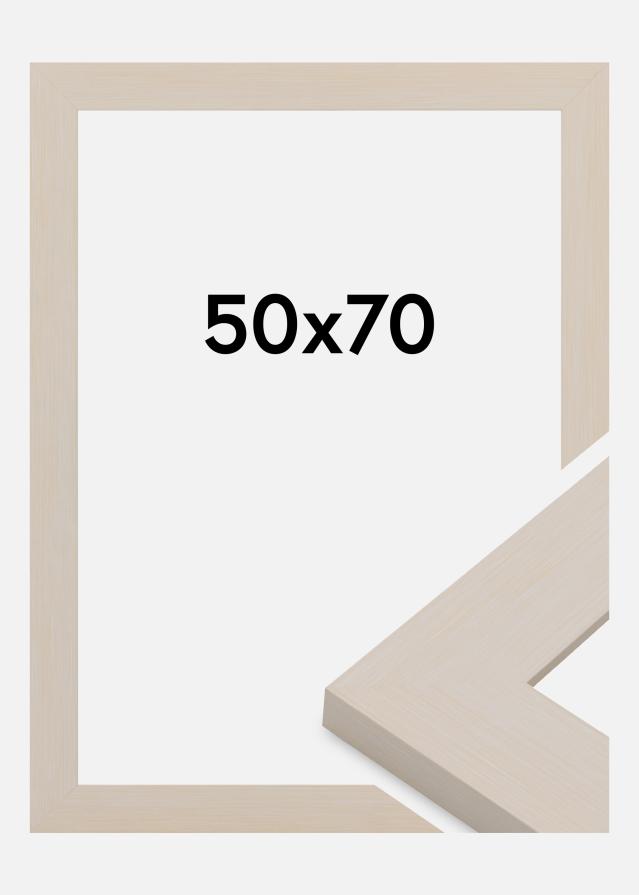 Marco Pembrokeshire Vidrio acrílico Blanco 50x70 cm