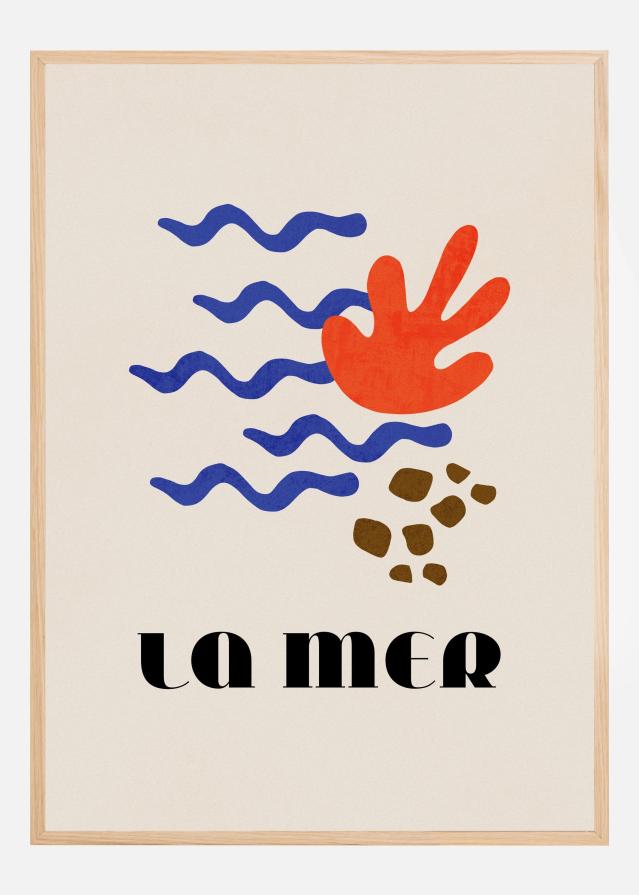 La Mer Abstract Ocean No. 02 Póster