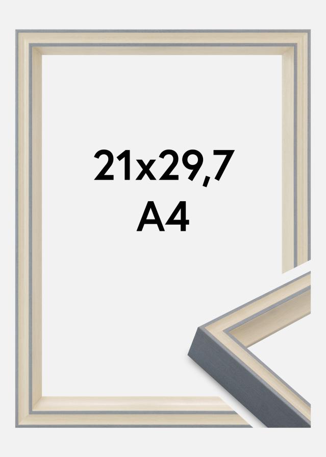 Marco Riga Vidrio acrílico Gris 21x29,7 cm (A4)
