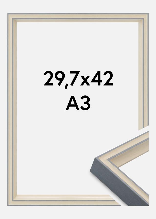 Marco Riga Vidrio acrílico Gris 29,7x42 cm (A3)