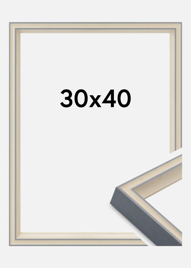 Marco Riga Vidrio acrílico Gris 30x40 cm