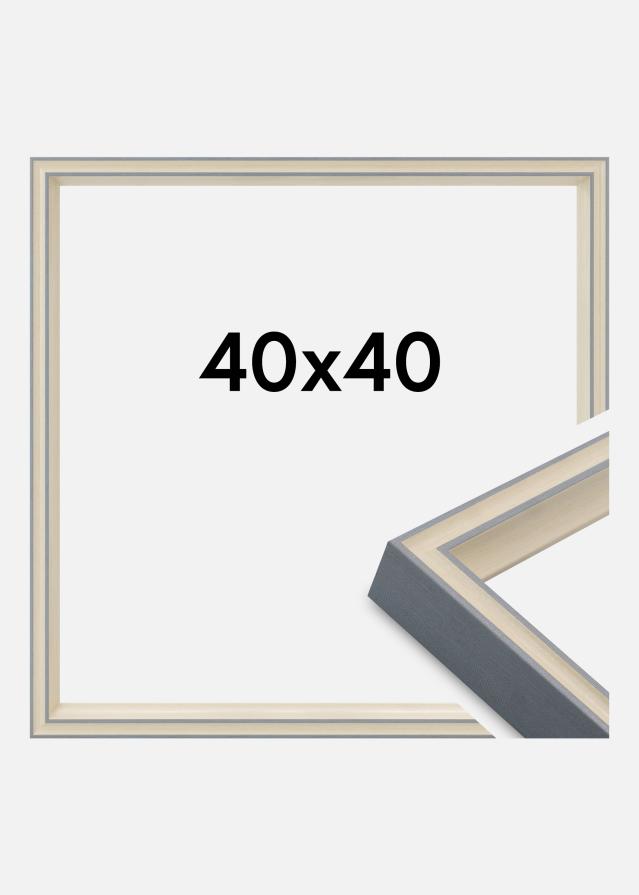 Marco Riga Vidrio acrílico Gris 40x40 cm