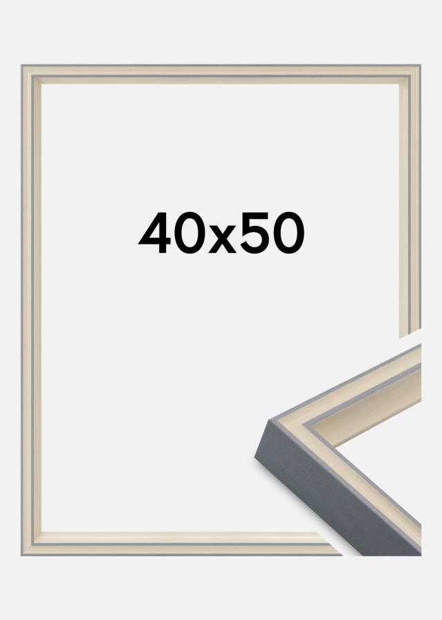 Marco Riga Vidrio acrílico Gris 40x50 cm