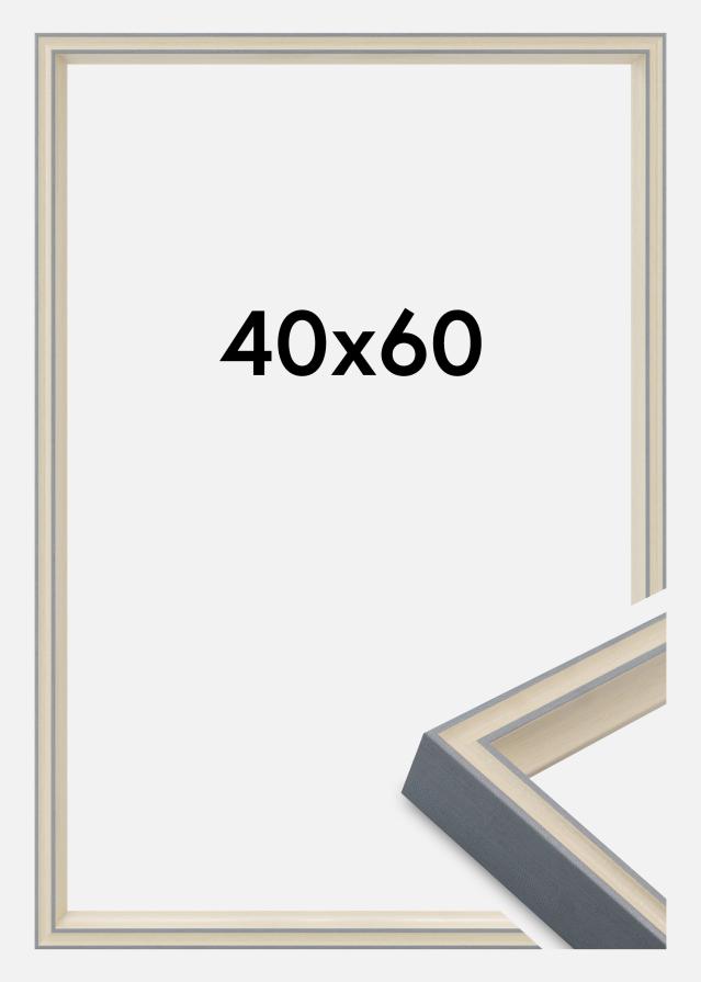 Marco Riga Vidrio acrílico Gris 40x60 cm