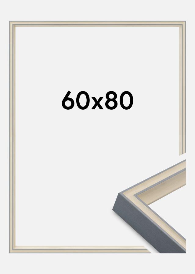 Marco Riga Vidrio acrílico Gris 60x80 cm