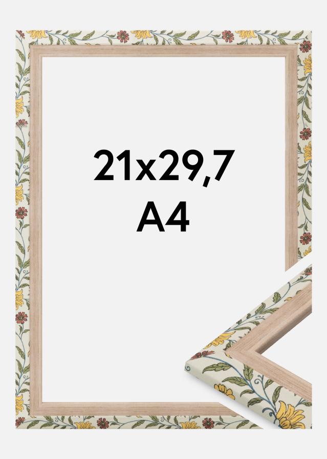 Marco Arco Vidrio acrílico Floral Roble 21x29,7 cm (A4)