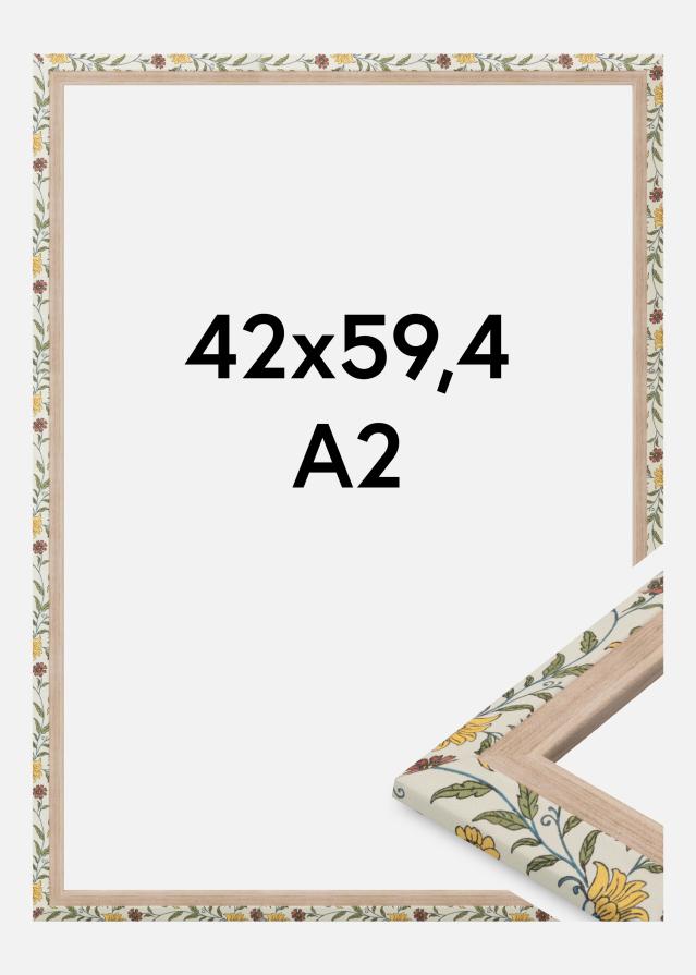 Marco Arco Vidrio acrílico Floral Roble 42x59,4 cm (A2)