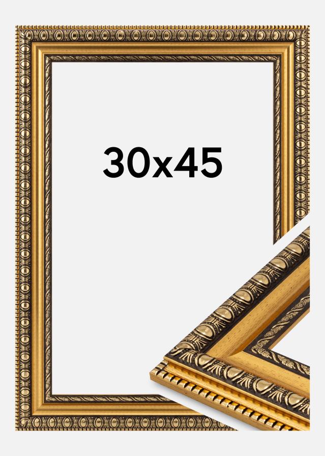 Marco Ornato Vidrio acrílico Oro 30x45 cm