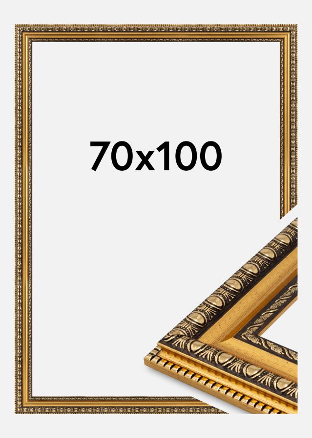 Marco Ornato Vidrio acrílico Oro 70x100 cm