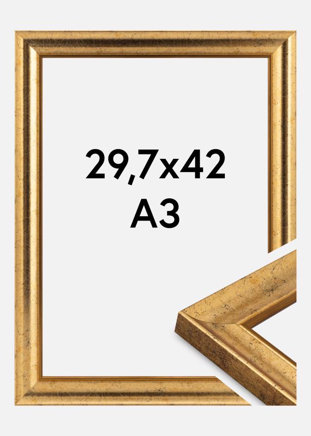 Marco Conca Vidrio acrílico Oro 29,7x42 cm (A3)