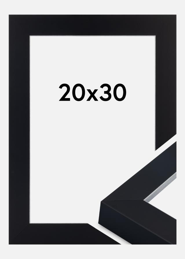 Marco Sussex Vidrio acrílico Negro/Plata 20x30 cm