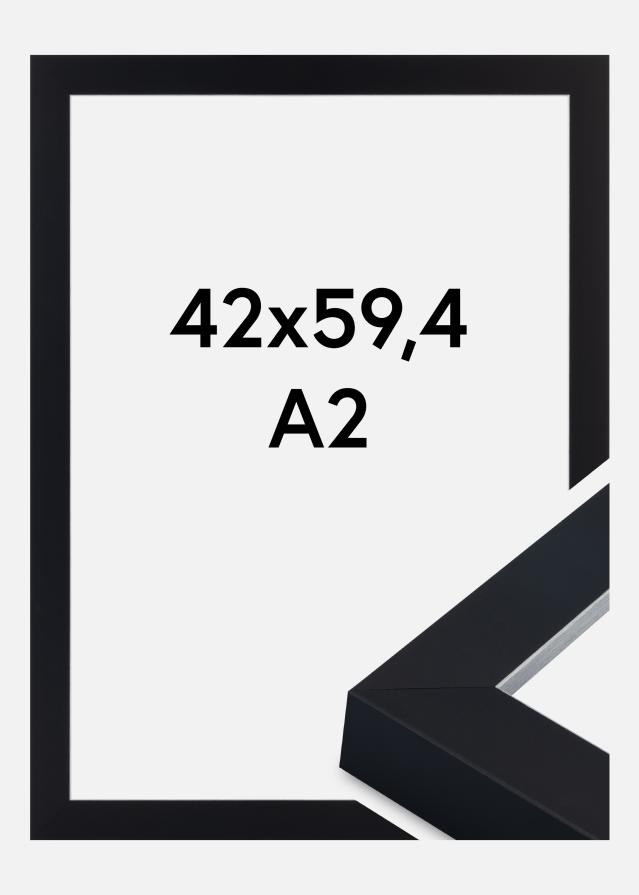Marco Sussex Vidrio acrílico Negro/Plata 42x59,4 cm (A2)