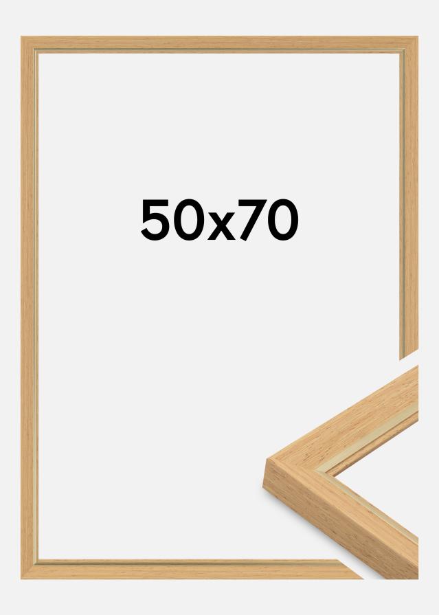 Marco Apex Vidrio acrílico Haya 50x70 cm