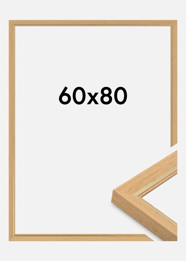 Marco Apex Vidrio acrílico Haya 60x80 cm