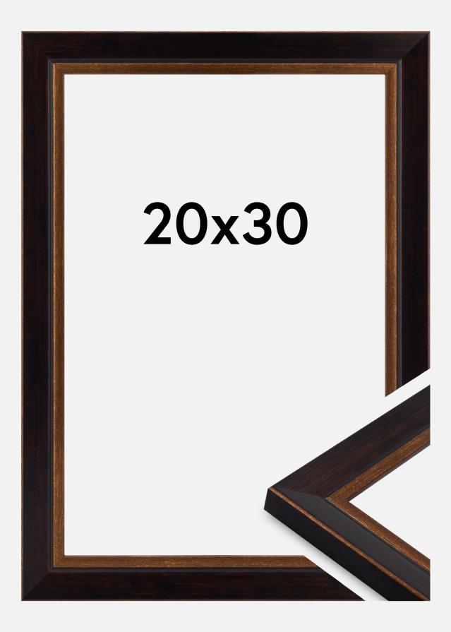 Marco Artur Vidrio acrílico Negro 20x30 cm