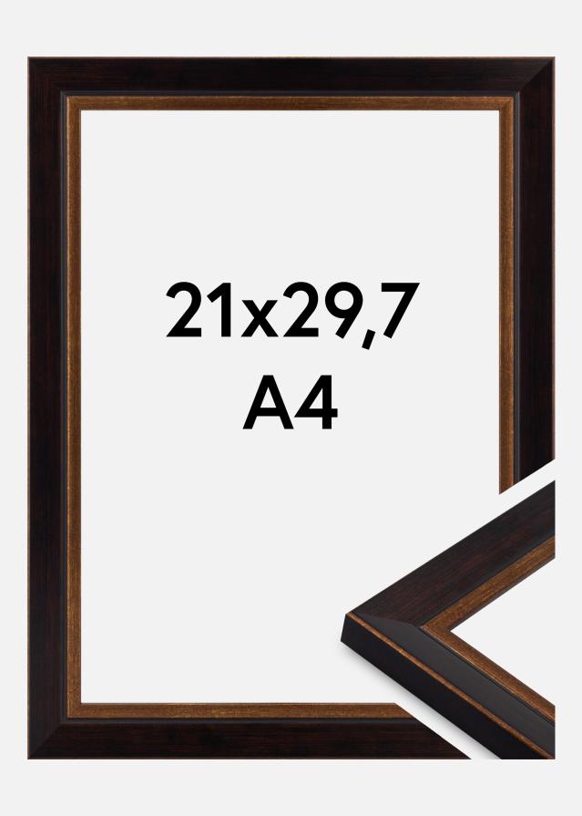 Marco Artur Vidrio acrílico Negro 21x29,7 cm (A4)