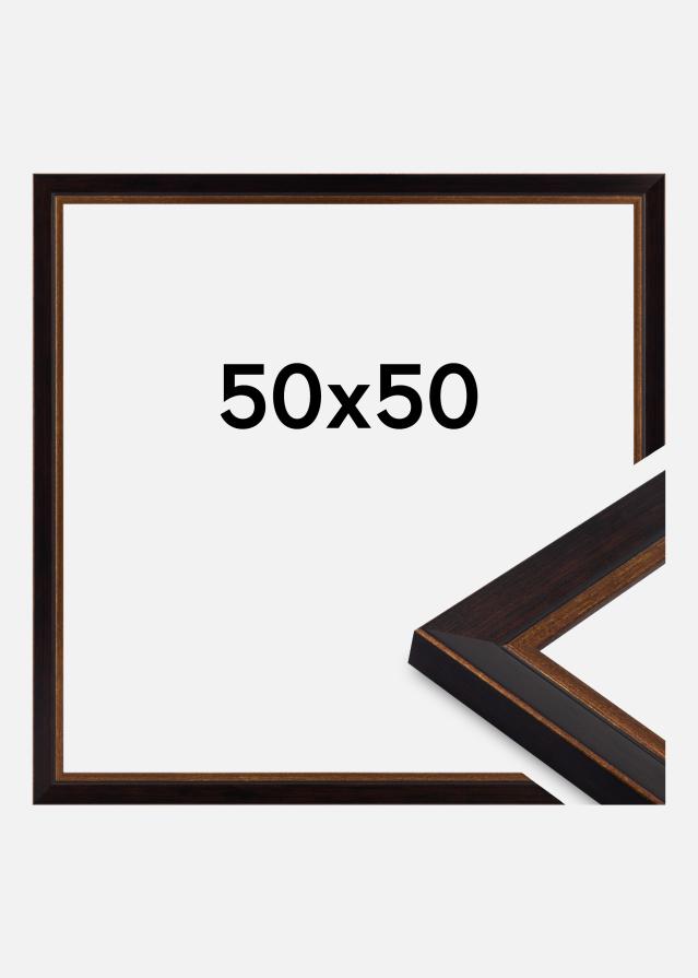 Marco Artur Vidrio acrílico Negro 50x50 cm