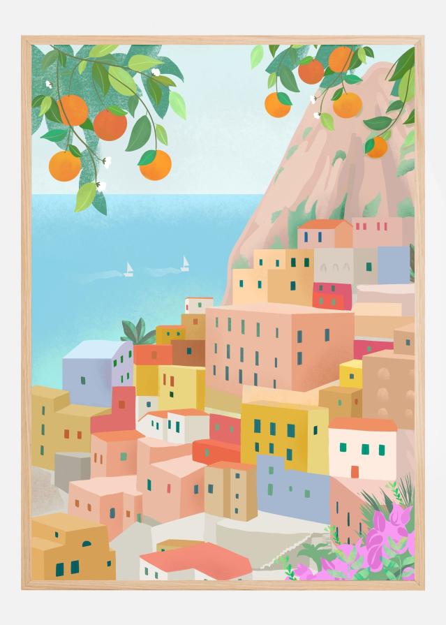Amalfi Póster