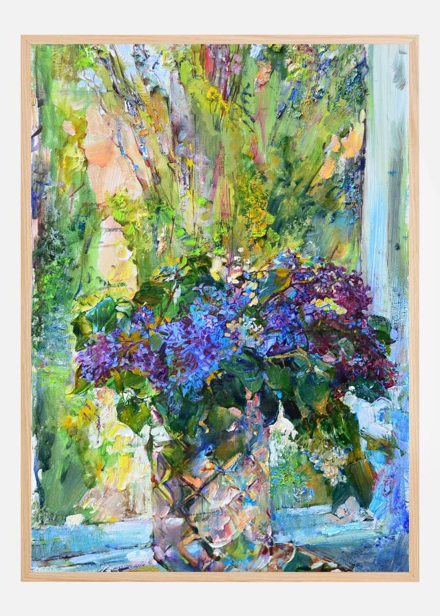 Vibrant floral Póster