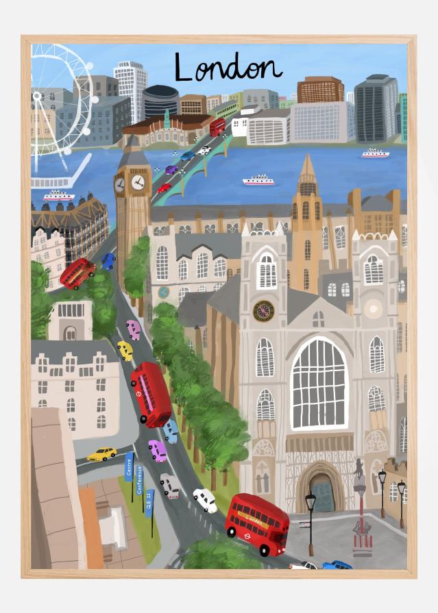 London City with View Póster