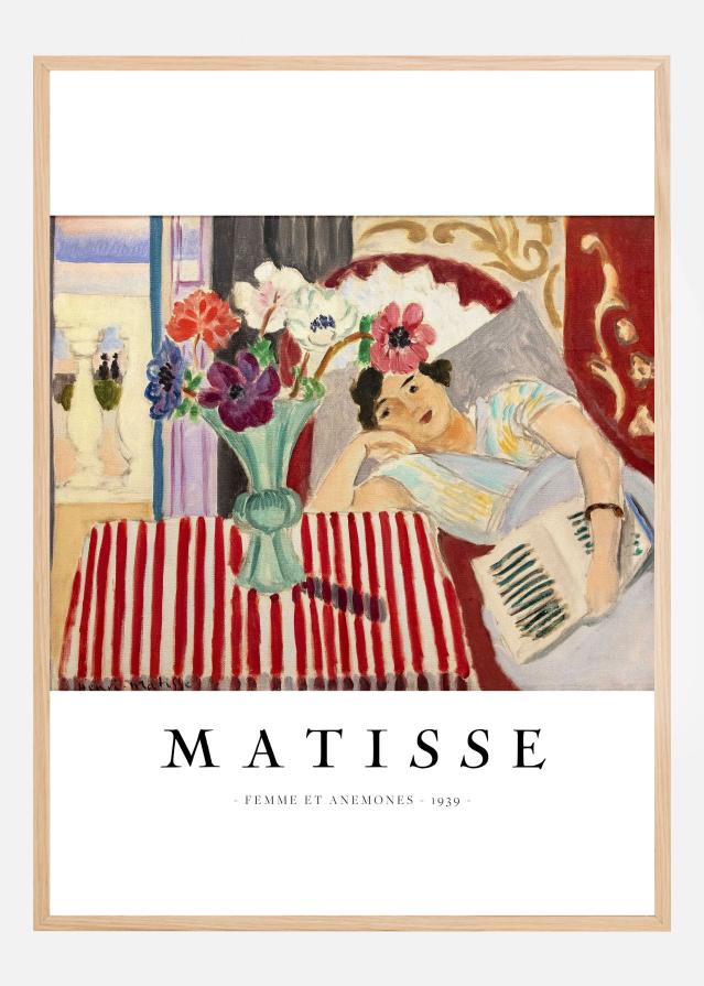 Femme Et AnAcmones II - Henri Matisse Póster