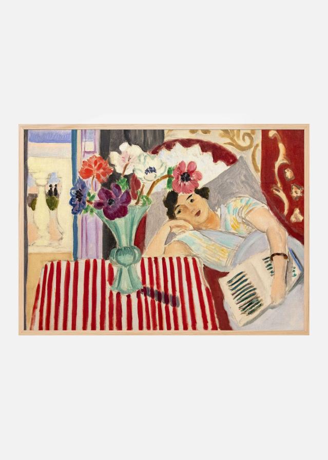 Femme Et AnAcmones - Henri Matisse Póster