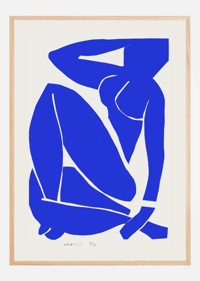 Nudo Blu III 1952 - Henri Matisse Póster