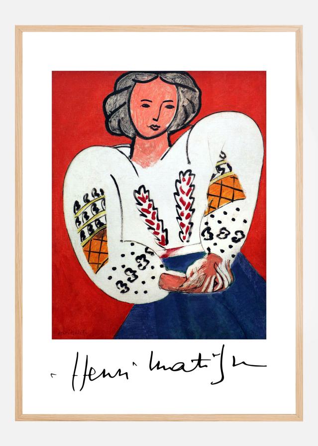 La Blouse Roumaine 1940 - Henri Matisse Póster