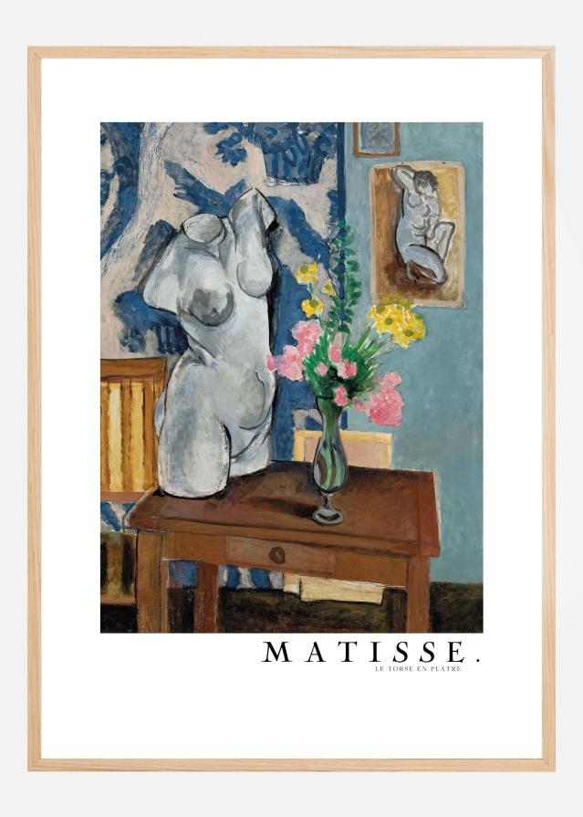 Le Torse En Platre II - Henri Matisse Póster