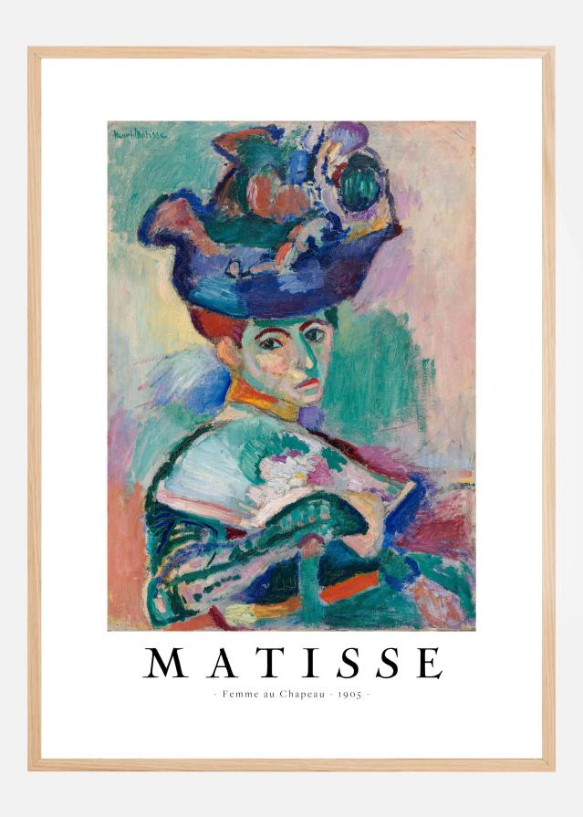 Woman With Hat 1905 - Henri Matisse Póster
