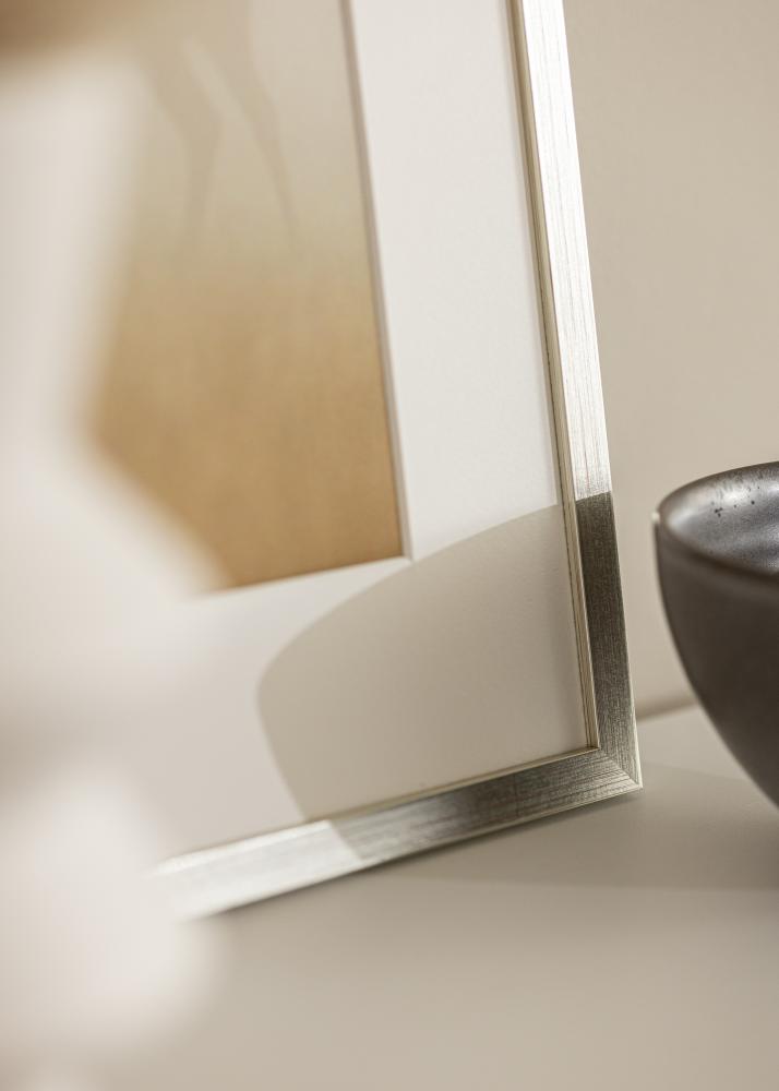 Marco Edsbyn Plata 40x45 cm - Paspartús Blanco 11x13 inches