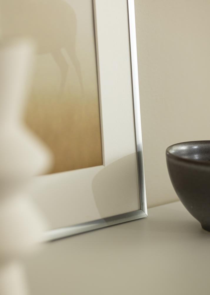 Marco New Lifestyle Plata 10x18 cm - Paspartús Blanco 8x10 cm