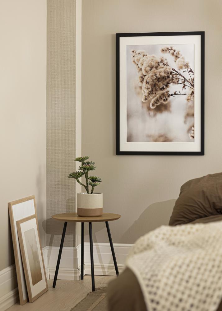 Marco negro madera 68x98 cm - Paspartús Blanco 56x76 cm