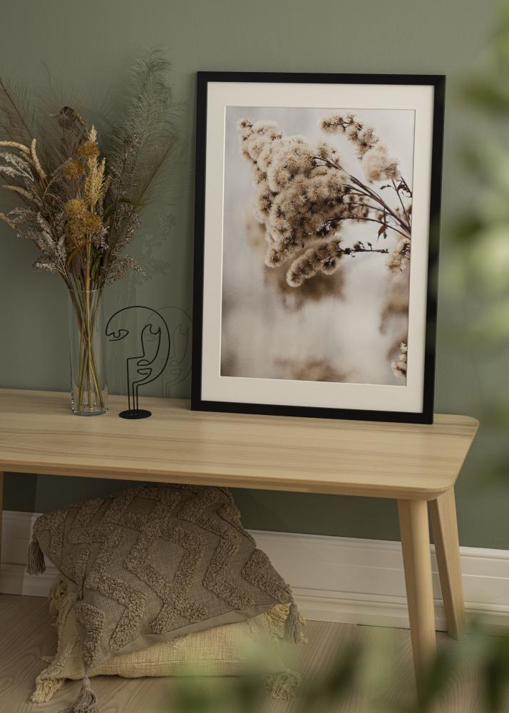 Marco negro madera 68x98 cm - Paspartús Blanco 56x76 cm