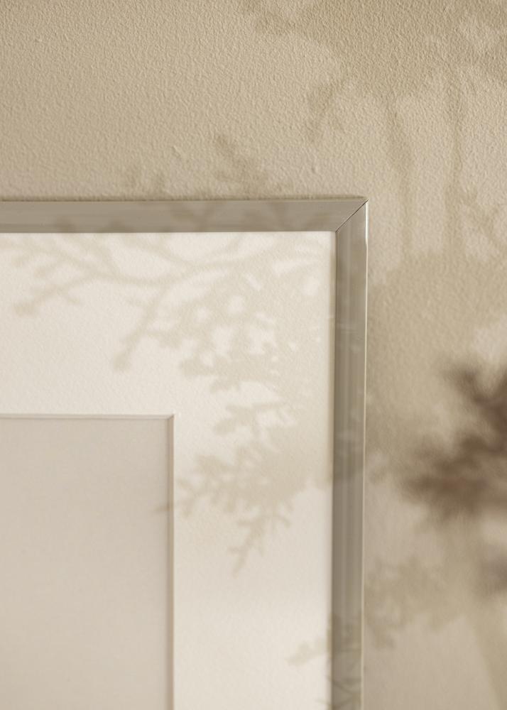 Marco New Lifestyle gris tierra 20x30 cm - Paspartús Blanco 15x21 cm