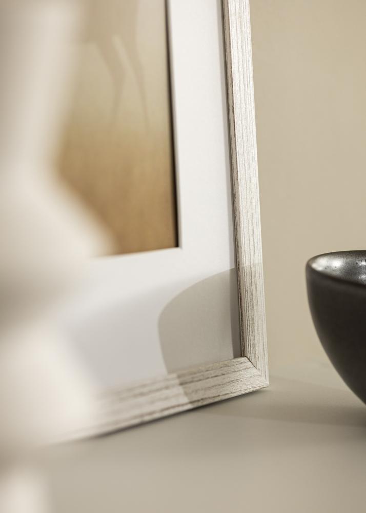 Marco Stilren Vintage blanco 30x40 cm - Paspartús Blanco 21x29,7 cm